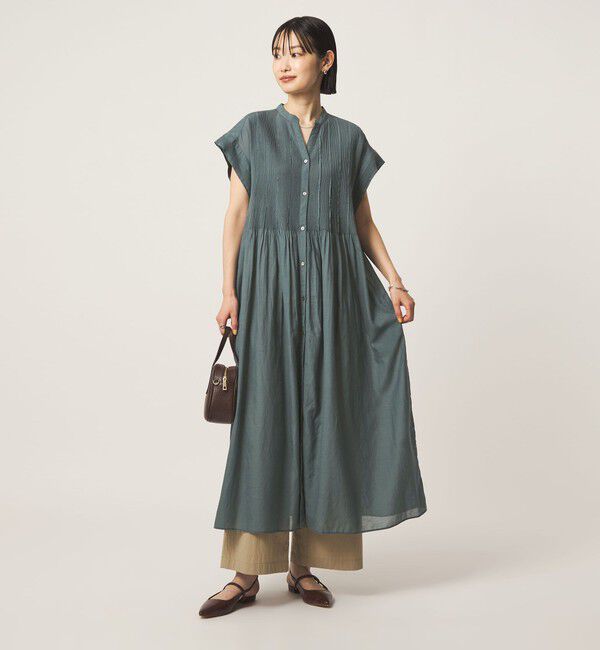 UNITED ARROWS green label relaxing「ピンタック ワンピース」|ワンピース|DK.GREEN