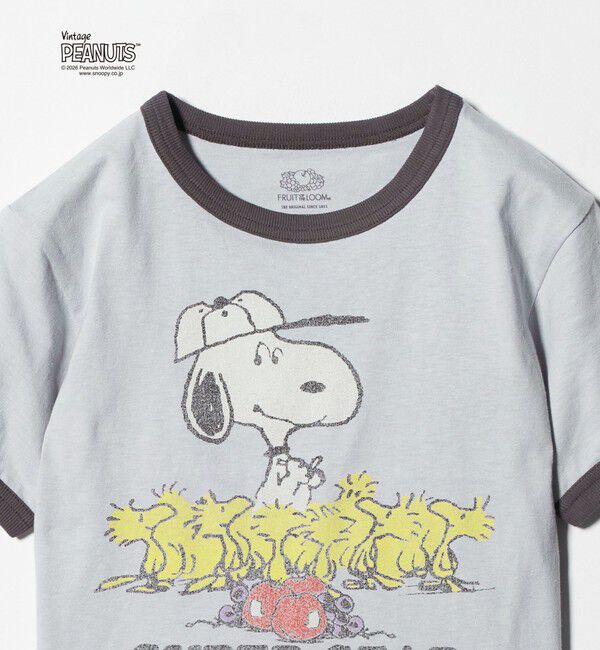 UNITED ARROWS green label relaxing「【別注】＜FRUIT OF THE LOOM &times; PEANUTS＞リンガーTシャツ / キッズ  110cm-130cm」|Tシャツ・カットソー|