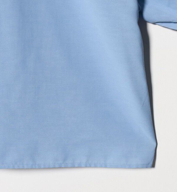 UNITED ARROWS green label relaxing「【WEB限定】＜at ease＞ノーカラー ギャザー ブラウス UVカット 通気性」|シャツ・ブラウス|