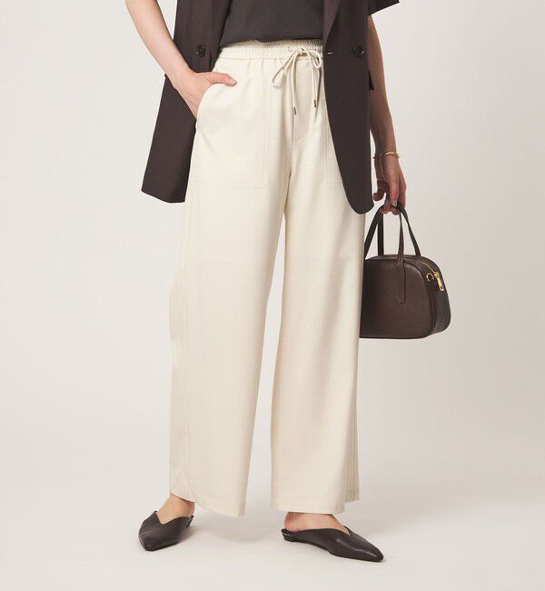 UNITED ARROWS green label relaxing「［size SHORT/TALLあり］オルマイ ツイル ベイカー パンツ オフホワイト」|その他|OFF WHITE