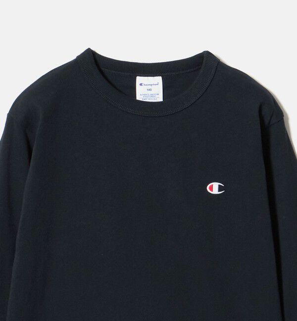 UNITED ARROWS green label relaxing「【WEB限定】＜Champion＞ワンポイント ロングスリーブ Tシャツ / キッズ 140cm-160cm」|Tシャツ・カットソー|