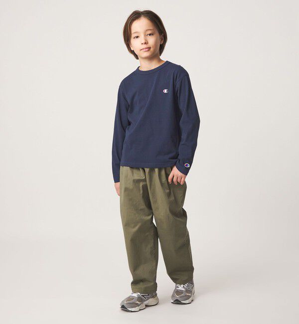 UNITED ARROWS green label relaxing「【WEB限定】＜Champion＞ワンポイント ロングスリーブ Tシャツ / キッズ 140cm-160cm」|Tシャツ・カットソー|