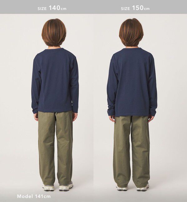 UNITED ARROWS green label relaxing「【WEB限定】＜Champion＞ワンポイント ロングスリーブ Tシャツ / キッズ 140cm-160cm」|Tシャツ・カットソー|