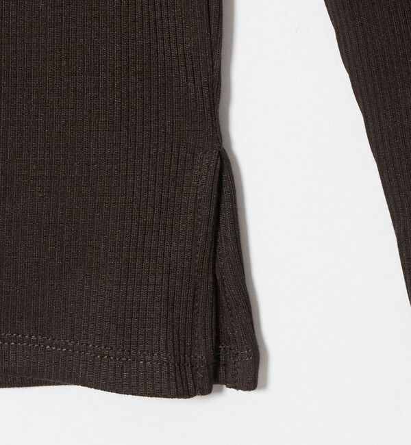 UNITED ARROWS green label relaxing「ブライトリブ スクエアネック ロングスリーブ カットソー」|Tシャツ・カットソー|