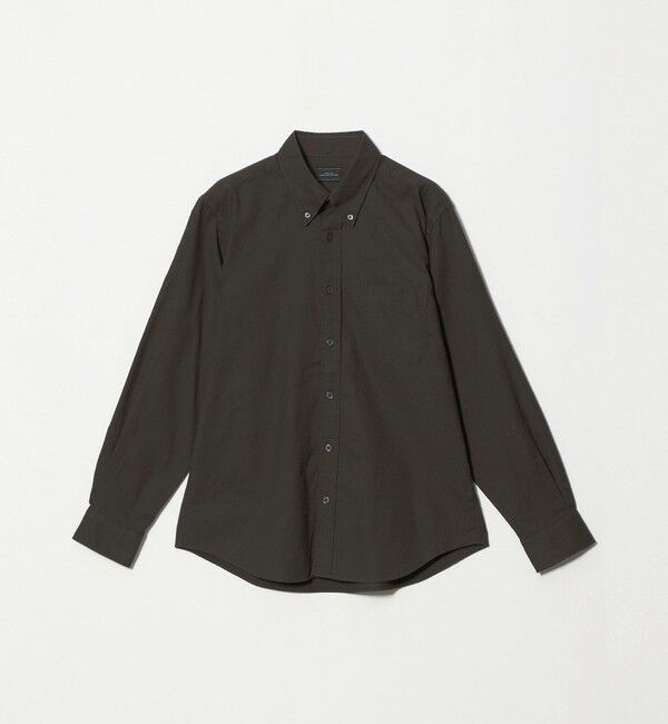 UNITED ARROWS green label relaxing「ナチュラルフィット ビエラボタンダウン 長袖 シャツ」|シャツ・ブラウス|DK.BROWN