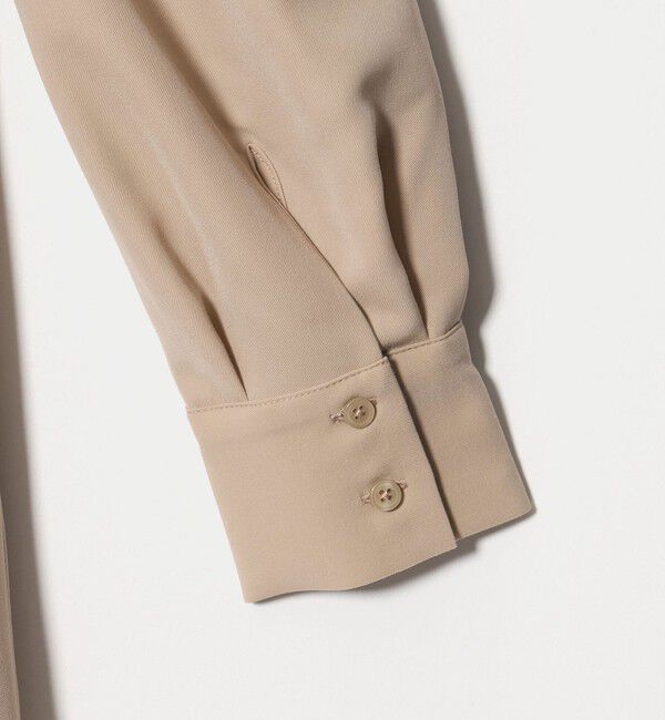 UNITED ARROWS green label relaxing「ツイル ペプラム ブラウス マシンウォッシャブル ストレッチ」|シャツ・ブラウス|