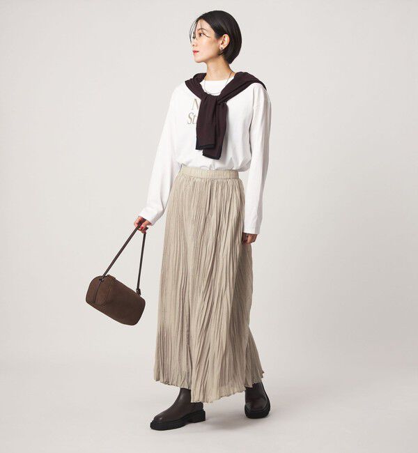 UNITED ARROWS green label relaxing「［size SHORT/TALLあり］ドット プリーツ スカート」|スカート|