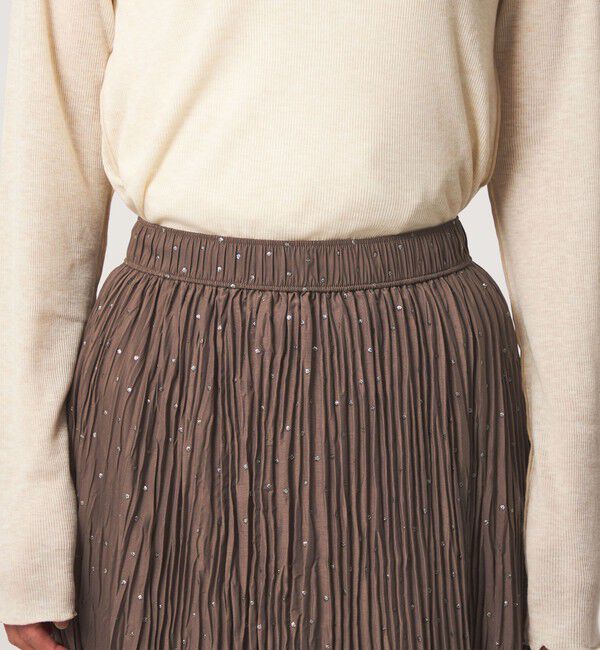 UNITED ARROWS green label relaxing「［size SHORT/TALLあり］ドット プリーツ スカート」|スカート|