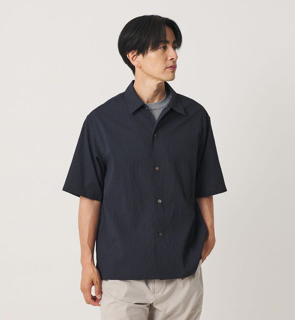BEAUTY&YOUTH UNITED ARROWS「ヨウリュウ キャンプカラー シャツ FORM型 吸水速乾 通気性」|シャツ・ブラウス|