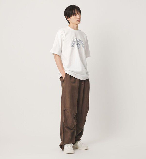 NICE WEATHER「＜NICE WEATHER＞ロゴプリント Tシャツ」|Tシャツ・カットソー|