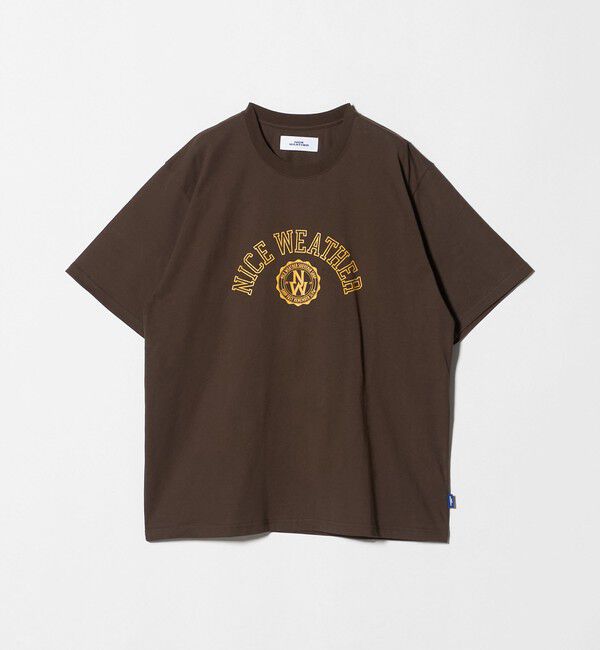 NICE WEATHER「＜NICE WEATHER＞ロゴプリント Tシャツ」|Tシャツ・カットソー|MOCA