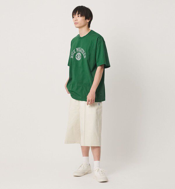 NICE WEATHER「＜NICE WEATHER＞ロゴプリント Tシャツ」|Tシャツ・カットソー|