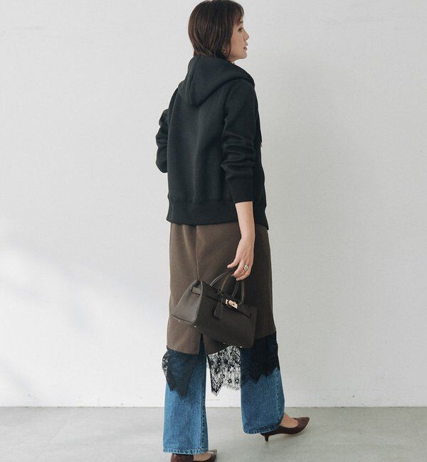  「【WEB限定】スポンジダンボールZIPパーカーカットソー」|パーカー|