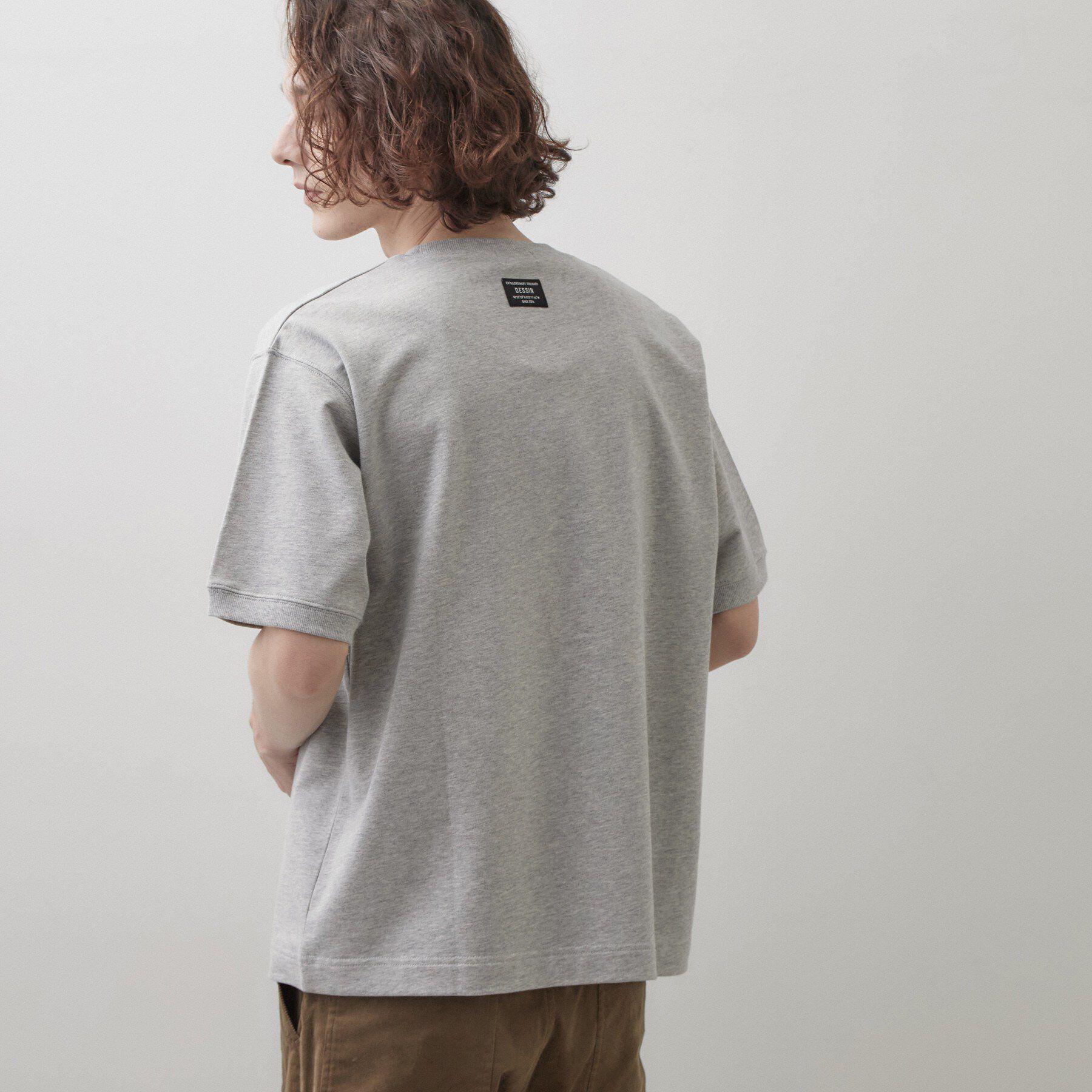 Dessin「ロゴ刺繍ミニ裏毛Tシャツ」|Tシャツ・カットソー|