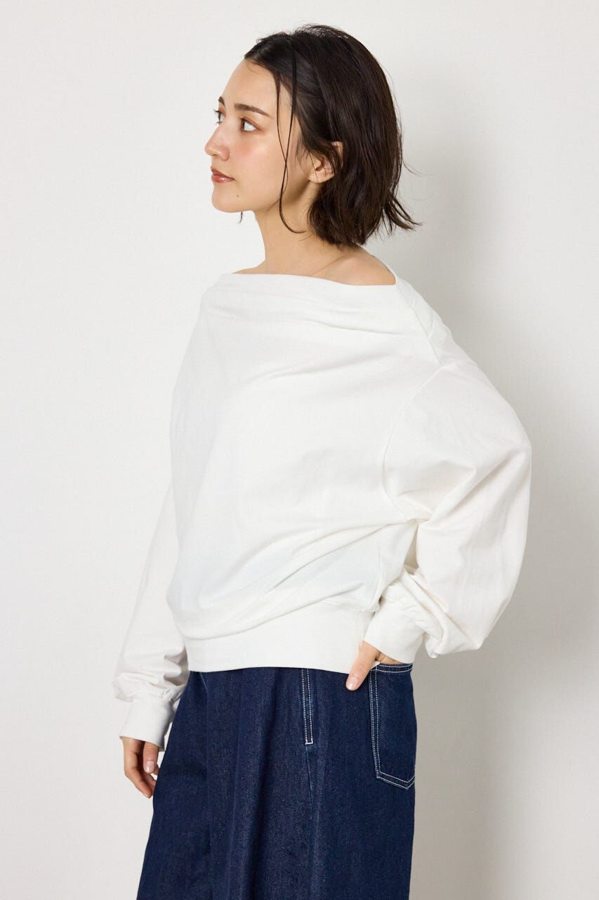 RODEO CROWNS「タックデザインオフショルL/Sトップス」|Tシャツ・カットソー|
