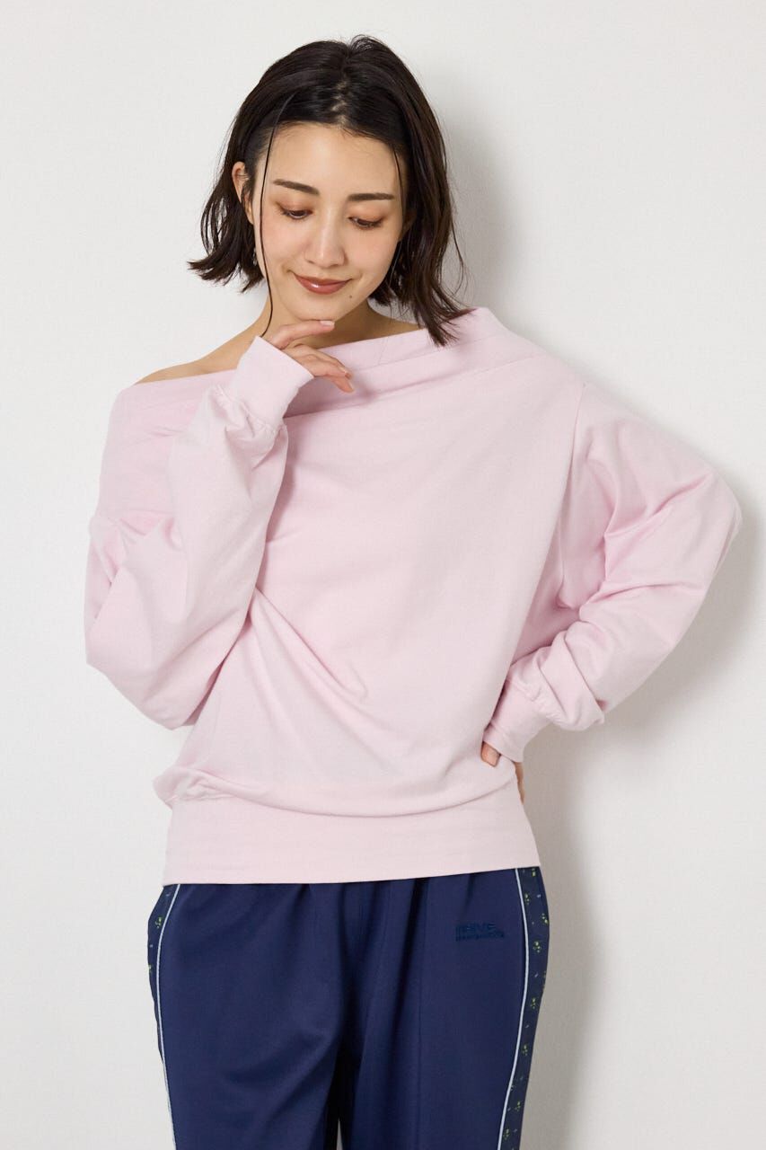 RODEO CROWNS「タックデザインオフショルL/Sトップス」|Tシャツ・カットソー|L/PNK1