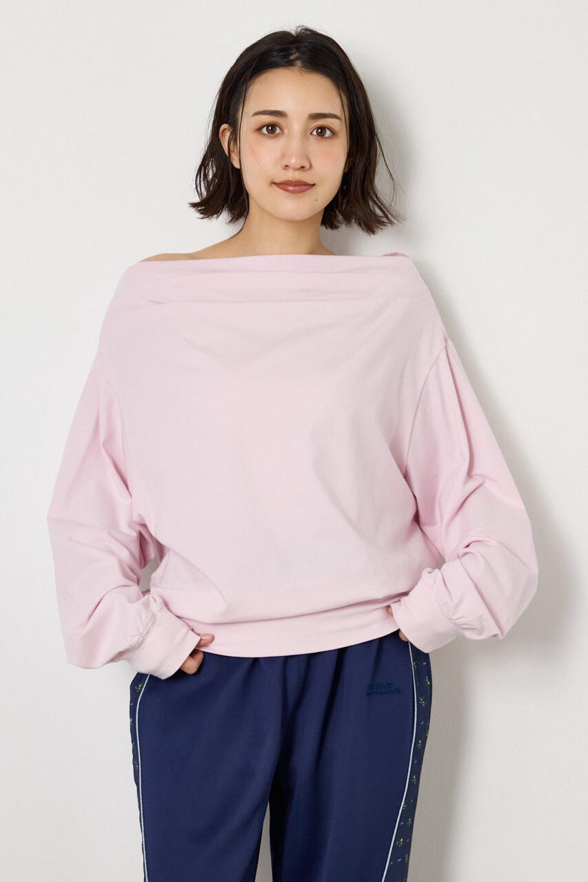 RODEO CROWNS「タックデザインオフショルL/Sトップス」|Tシャツ・カットソー|