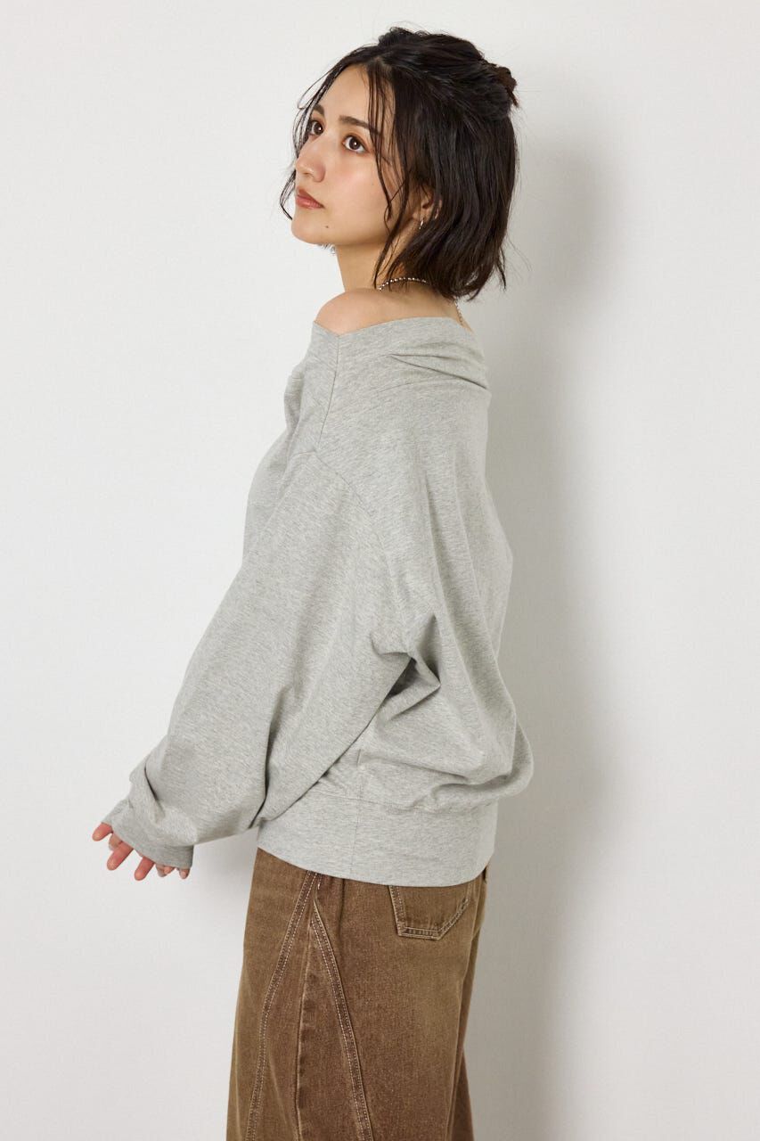 RODEO CROWNS「タックデザインオフショルL/Sトップス」|Tシャツ・カットソー|