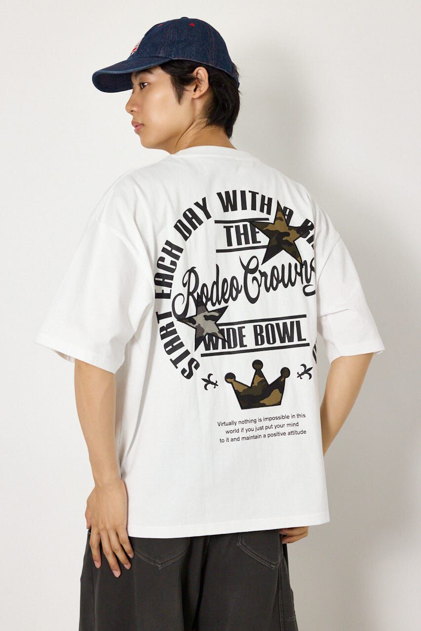 RODEO CROWNS「カモフラアップリケTシャツ」|Tシャツ・カットソー|
