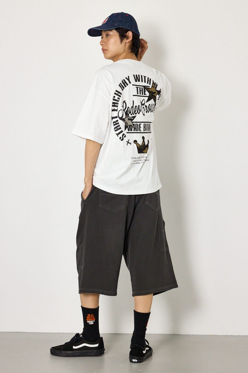 RODEO CROWNS「カモフラアップリケTシャツ」|Tシャツ・カットソー|