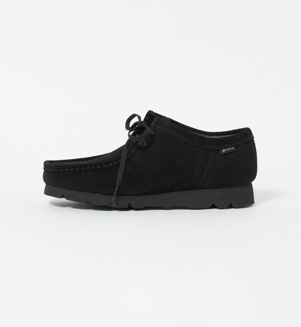 UNITED ARROWS green label relaxing「＜Clarks Originals＞ワラビー ゴアテックス ブラックスエード シューズ」|モカシン|BLACK