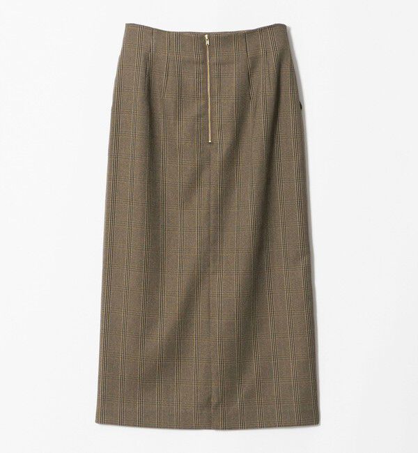 UNITED ARROWS green label relaxing「Daily Chic Iライン スリム スカート ストレッチ」|タイト|