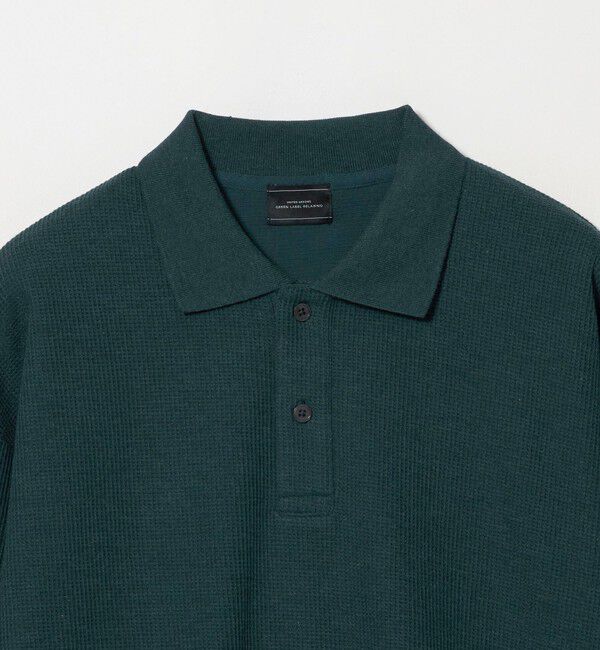 UNITED ARROWS green label relaxing「ワッフル 長袖 ポロシャツ」|ポロシャツ|