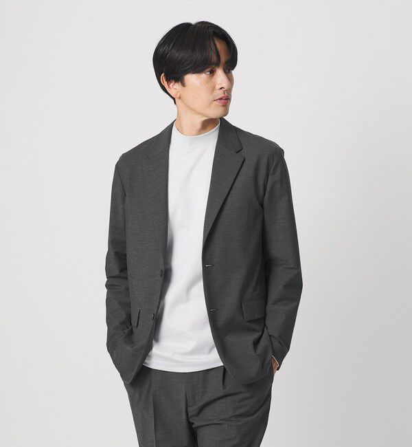 BEAUTY&YOUTH UNITED ARROWS「MIXED-WOOL 2B コンフォート ジャケット タテヨコストレッチ ウォッシャブル セットアップ対応」|テーラードジャケット|