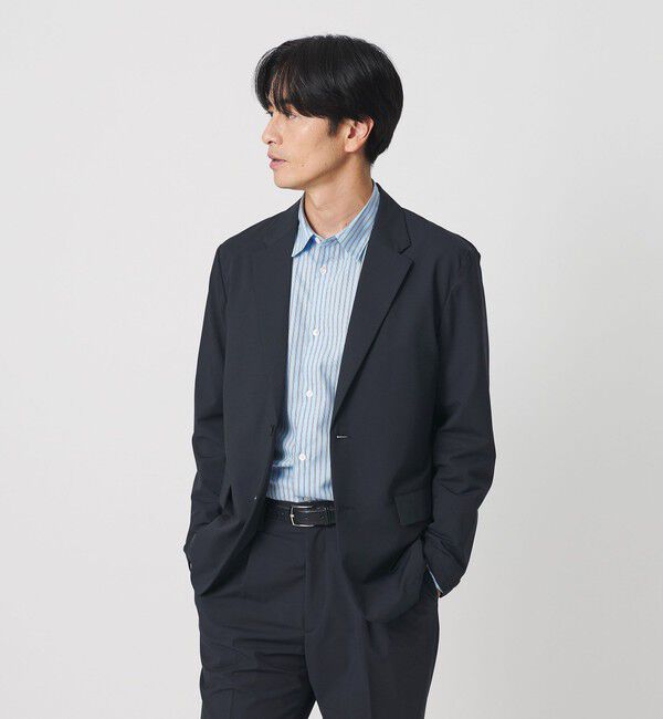 BEAUTY&YOUTH UNITED ARROWS「MIXED-WOOL 2B コンフォート ジャケット タテヨコストレッチ ウォッシャブル セットアップ対応」|テーラードジャケット|