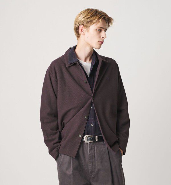 BEAUTY&YOUTH UNITED ARROWS「＜LACOSTE for BEAUTY&YOUTH＞ ワントーン シャツ ジャケット」|カーディガン|