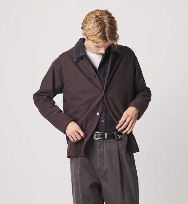BEAUTY&YOUTH UNITED ARROWS「＜LACOSTE for BEAUTY&YOUTH＞ ワントーン シャツ ジャケット」|カーディガン|
