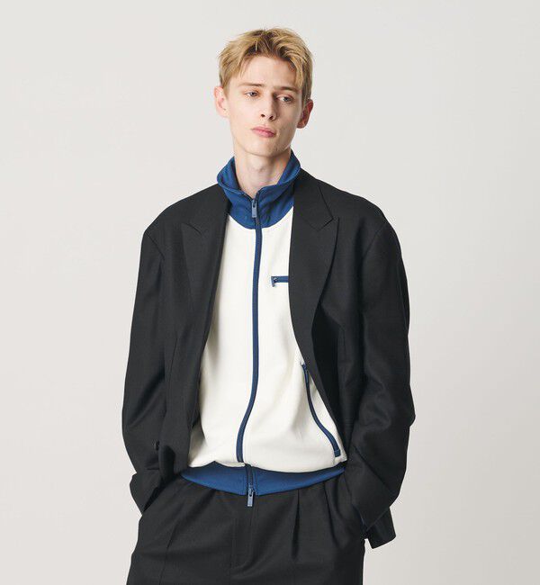 BEAUTY&YOUTH UNITED ARROWS「N/SUIT サキソニー ダブル ジャケット」|テーラードジャケット|BLACK