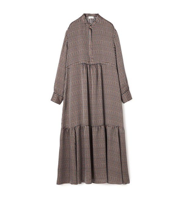 Ballsey「【WEB先行予約】ファンズプリント ティアードワンピース」|ワンピース|48 ピンク系