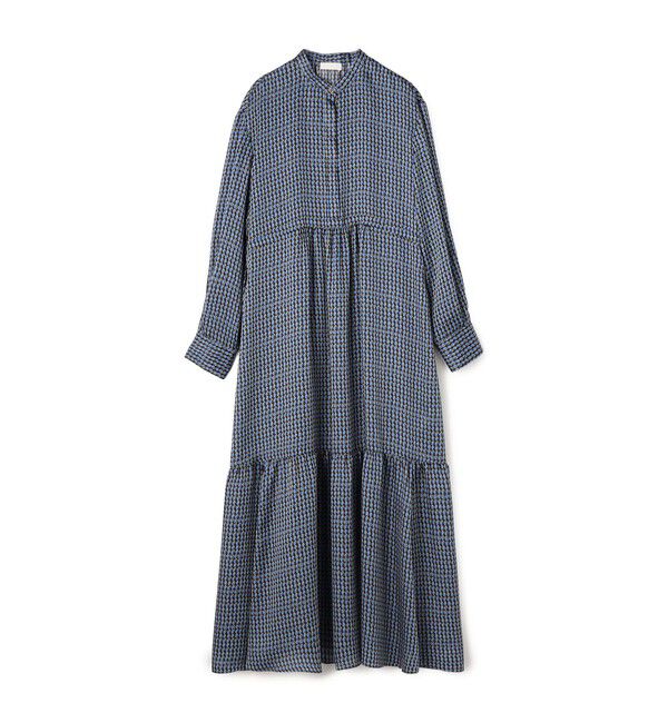 Ballsey「【WEB先行予約】ファンズプリント ティアードワンピース」|ワンピース|68 ブルー系