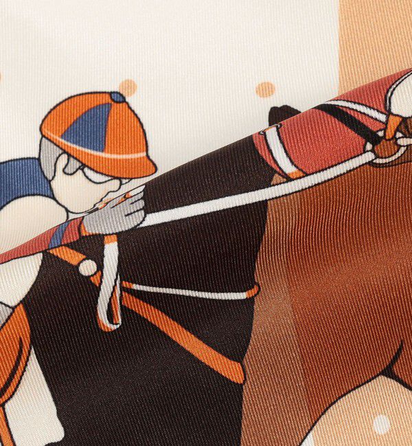 TOMORROWLAND GOODS「ATELIER TOMORROW HORSE シルクスカーフ」|バンダナ・スカーフ|