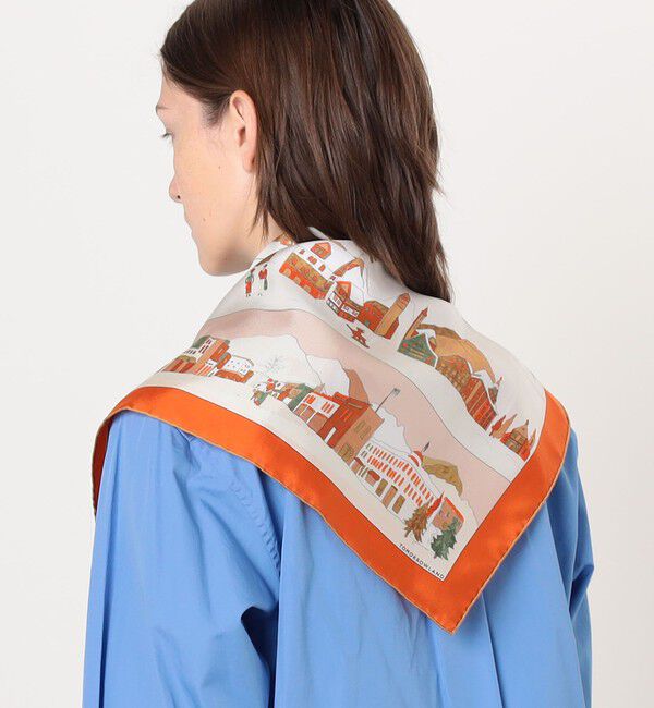 TOMORROWLAND GOODS「ATELIER TOMORROW WINTER MOUNTAIN シルクスカーフ」|バンダナ・スカーフ|