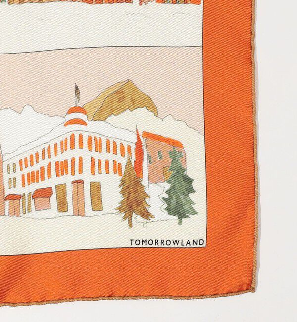 TOMORROWLAND GOODS「ATELIER TOMORROW WINTER MOUNTAIN シルクスカーフ」|バンダナ・スカーフ|