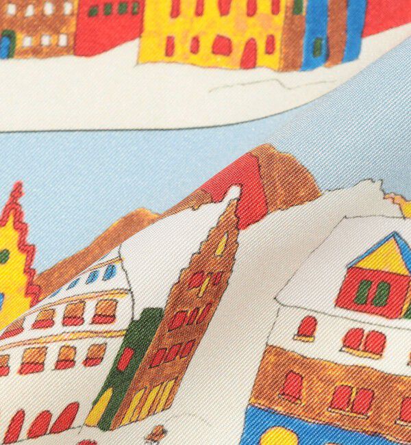 TOMORROWLAND GOODS「ATELIER TOMORROW WINTER MOUNTAIN シルクスカーフ」|バンダナ・スカーフ|