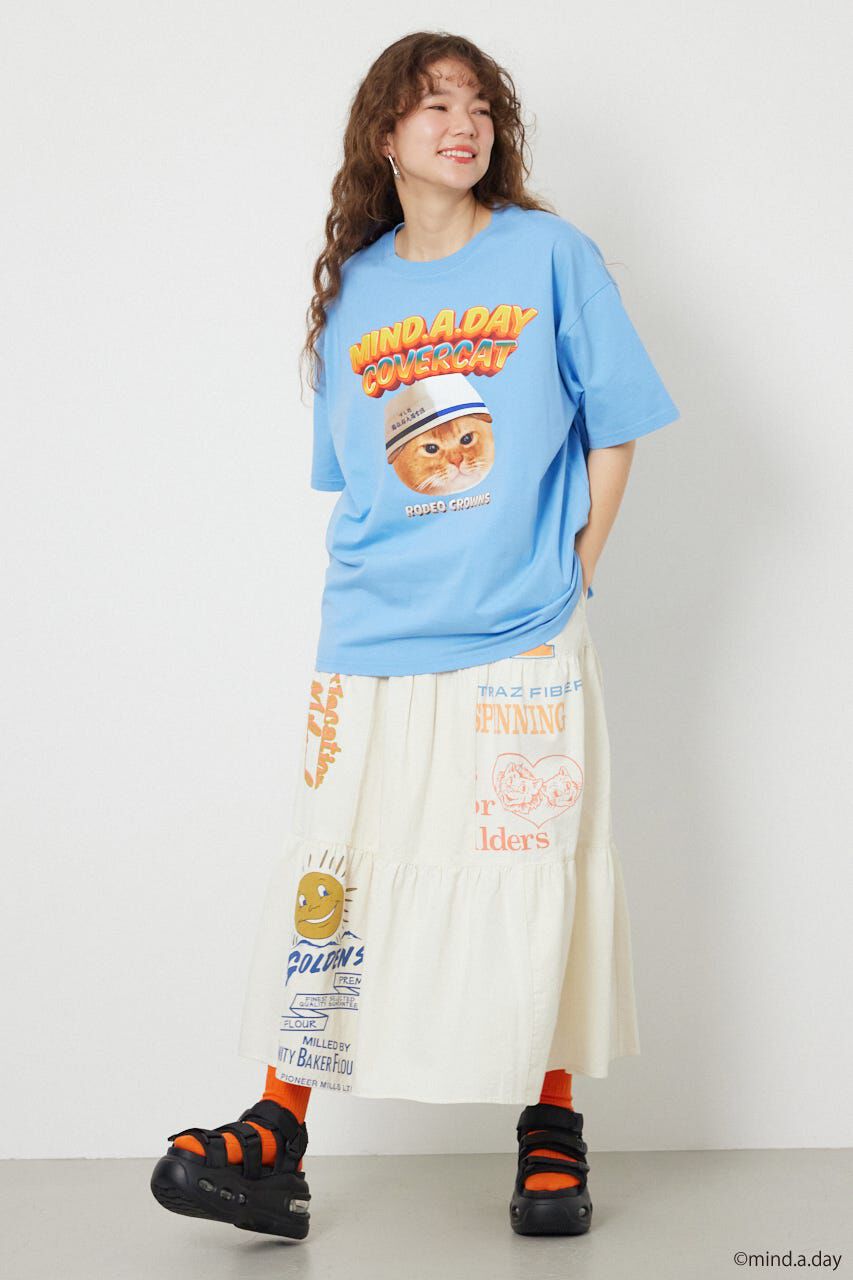 RODEO CROWNS「(MIND.A.DAY)アソートCAT Tシャツ」|Tシャツ・カットソー|