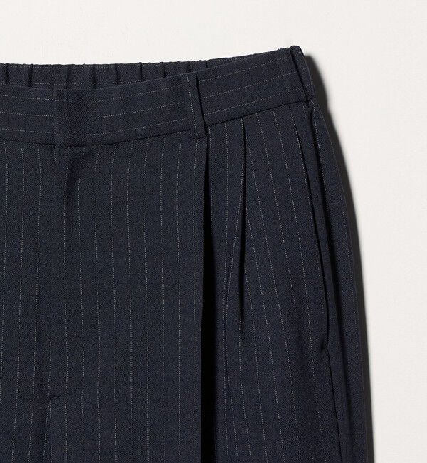 UNITED ARROWS「Spiree ストライプ ワイドパンツ ‐ウォッシャブル‐」|スラックス|