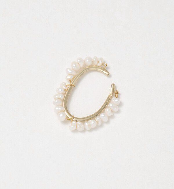 UNITED ARROWS「＜les bonbon＞TRACE パール イヤーカフ」|イヤーカフ|