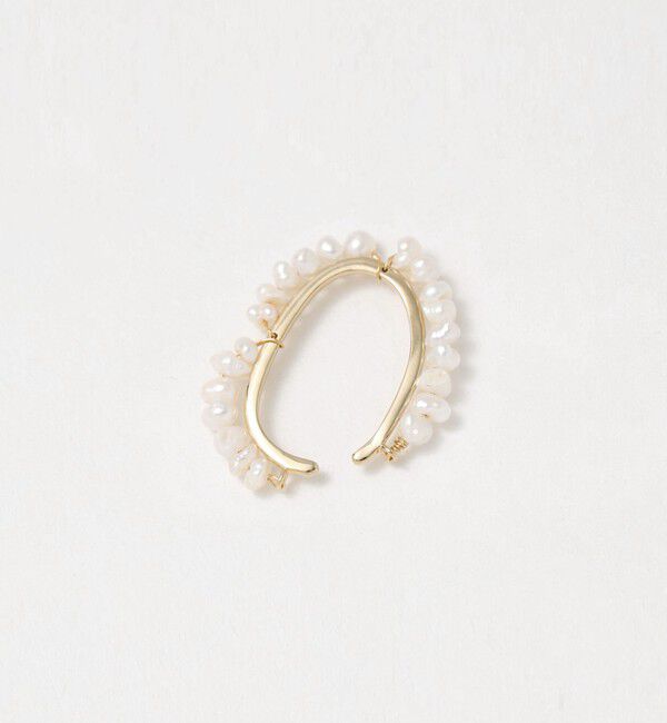 UNITED ARROWS「＜les bonbon＞TRACE パール イヤーカフ」|イヤーカフ|