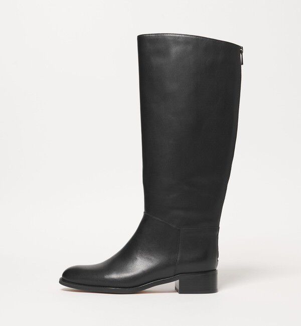 UNITED ARROWS「バックジップ ジョッキー ロングブーツ」|ロングブーツ|