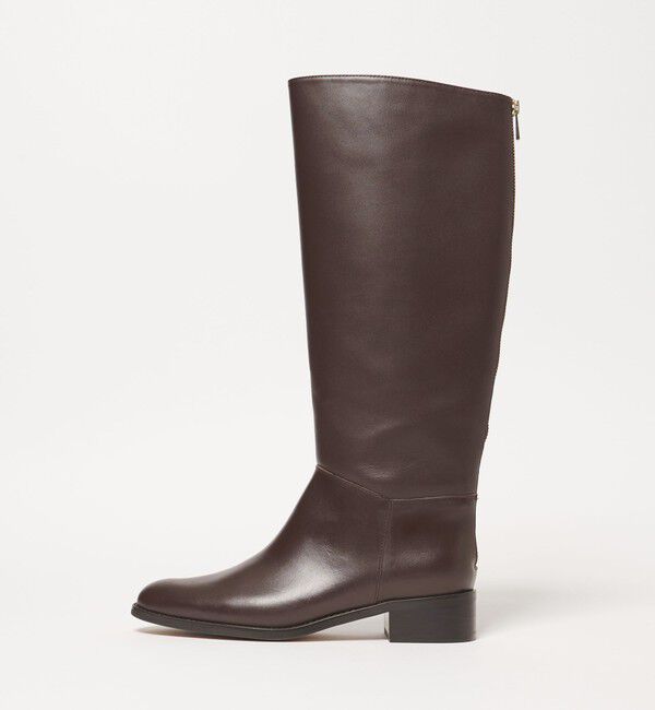 UNITED ARROWS「バックジップ ジョッキー ロングブーツ」|ロングブーツ|