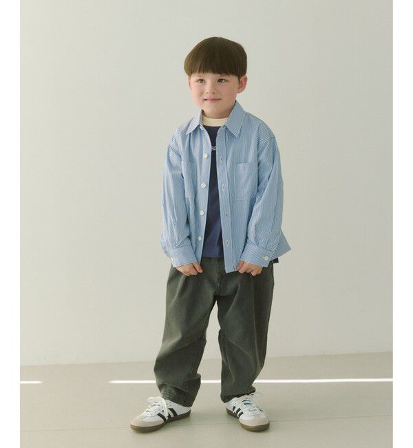 UNITED ARROWS green label relaxing「ストレッチ デニム カーブパンツ / キッズ  100cm-160cm - ストレッチ -」|デニム|