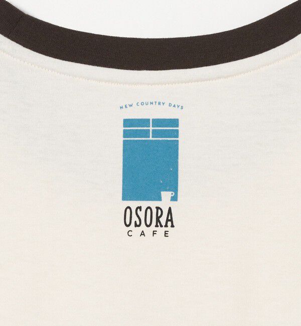 UNITED ARROWS green label relaxing「＜OSORA CAFE＞リンガー Tシャツ」|Tシャツ・カットソー|