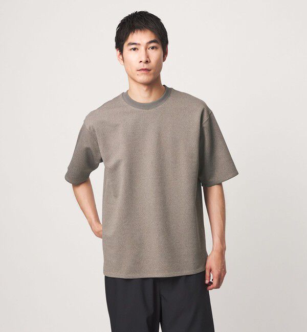 UNITED ARROWS green label relaxing「アムンゼン ダブルフェイス クルーネック 半袖 Tシャツ -接触冷感-」|Tシャツ・カットソー|MOCA