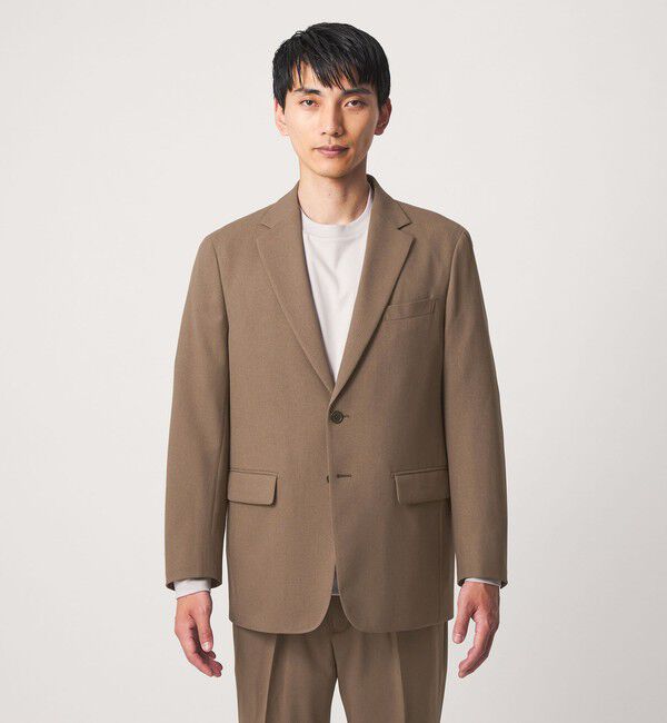 UNITED ARROWS green label relaxing「A+ リネンライク 2B リラックス セットアップ ジャケット -ストレッチ-」|テーラードジャケット|