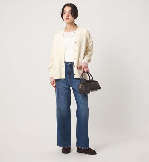 UNITED ARROWS green label relaxing「Vネック ニット カーディガン ウォッシャブル」|カーディガン|