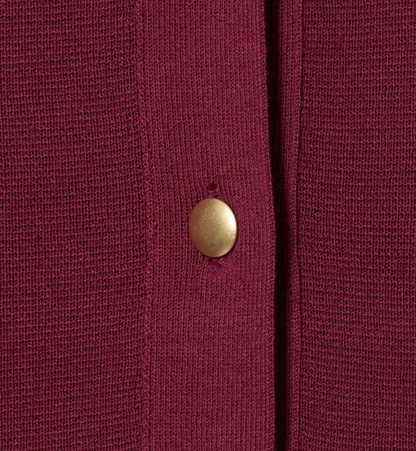 UNITED ARROWS green label relaxing「フォルム ノーカラー ニット カーディガン」|カーディガン|